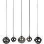 Pendant light Smoked glass Grey 1
