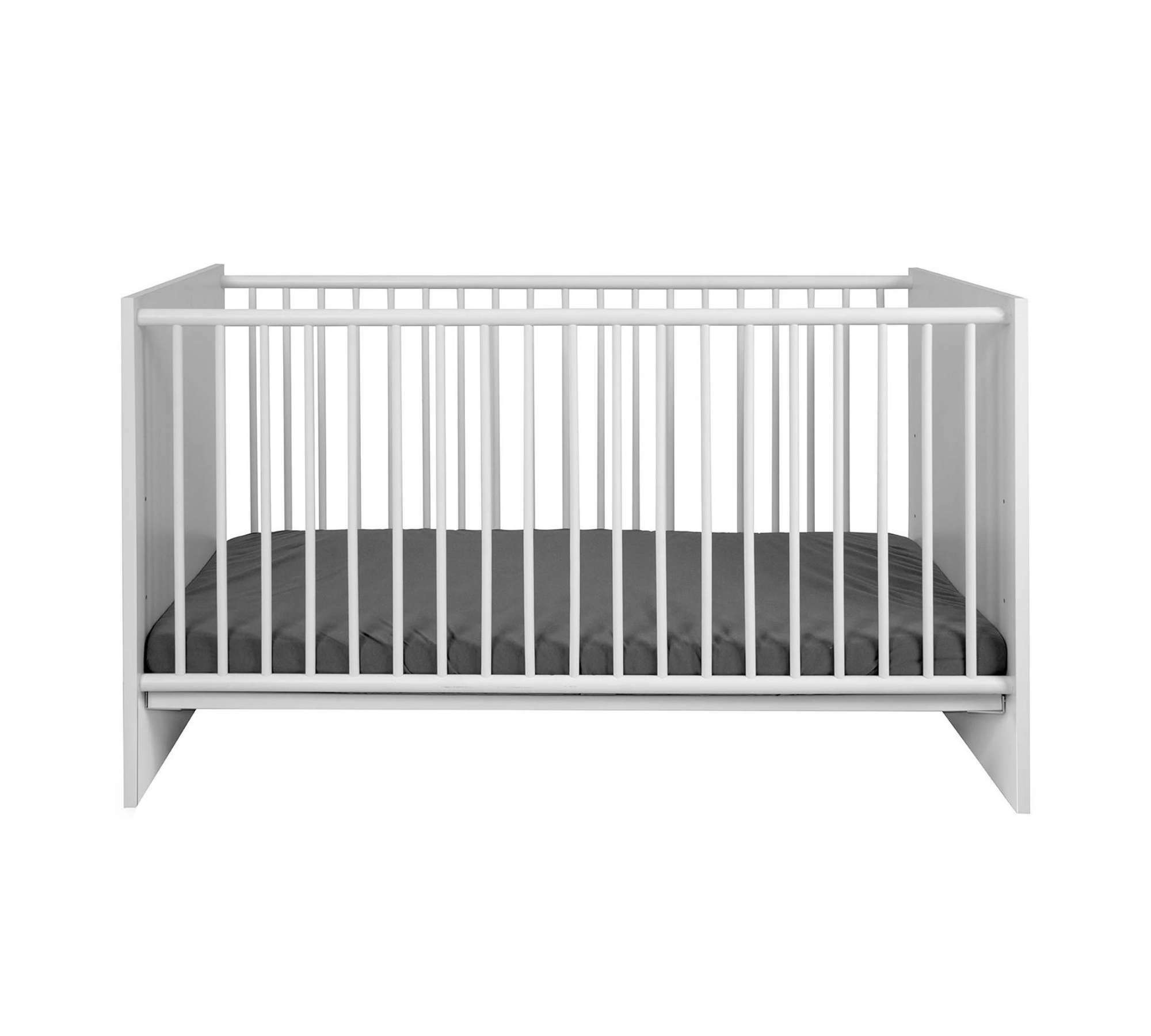 Babybett Holz Weiß 70 x 140 cm 4