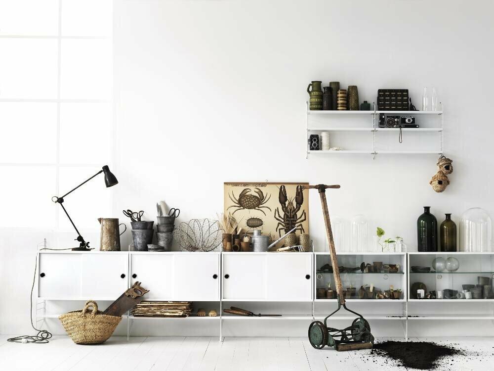 Vitrinenschrank Beige 1
