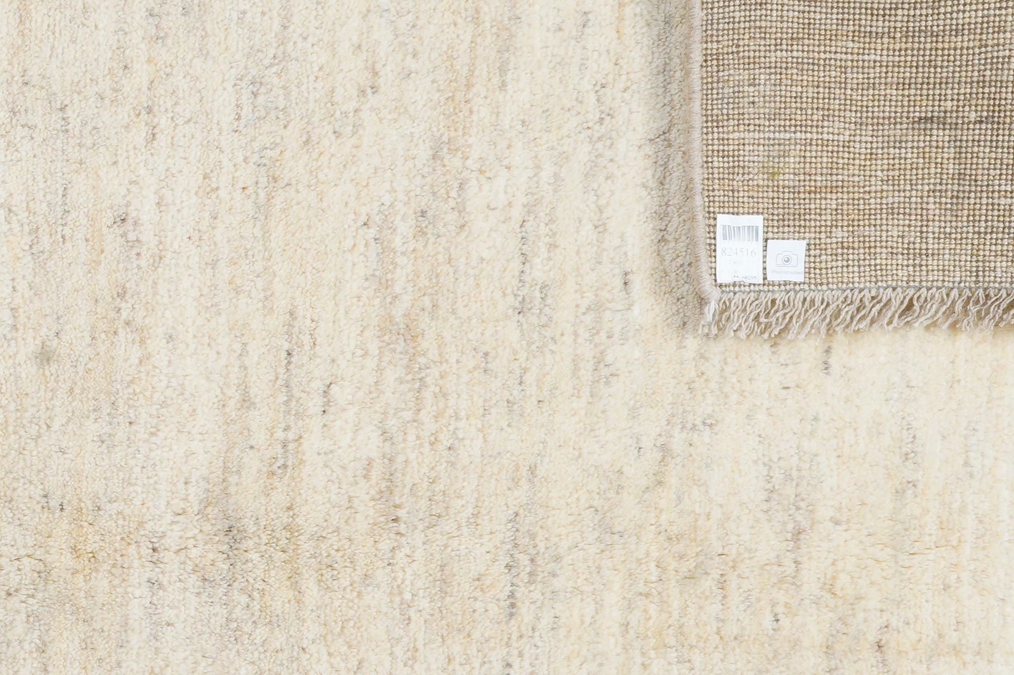 Gabbeh Teppich Wolle Beige 4