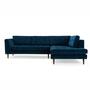 Nelson Ecksofa Récamiere Rechts Planet Legion Blue 1