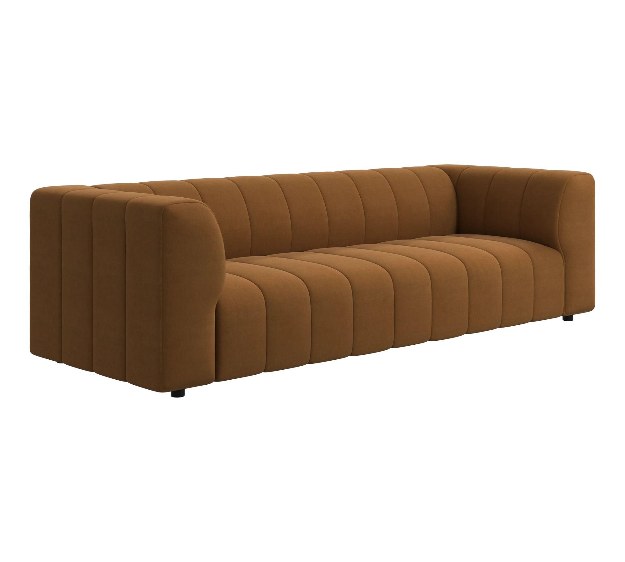 Bellagio Sofa 3-seater Frisco fabric camel 2057 2