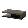 Couchtisch Beton Dekor Wabenplatte Matt Schwarz 1