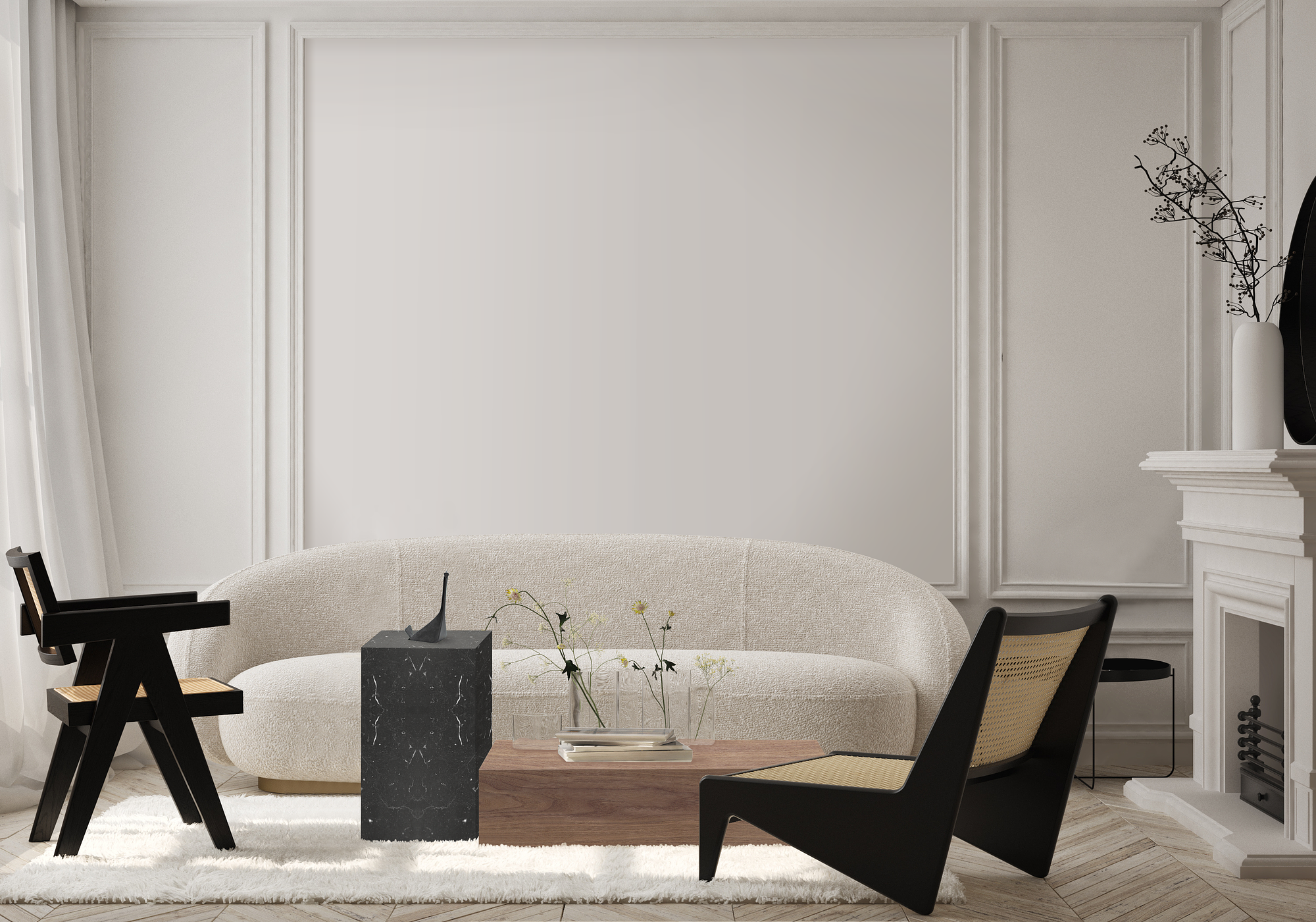 Basamento marmo Marquina nero  4