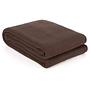 Plaid Ica Decke Baumwolle Braun 0