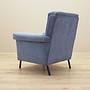 Poltrona con braccioli blu anni '70 4