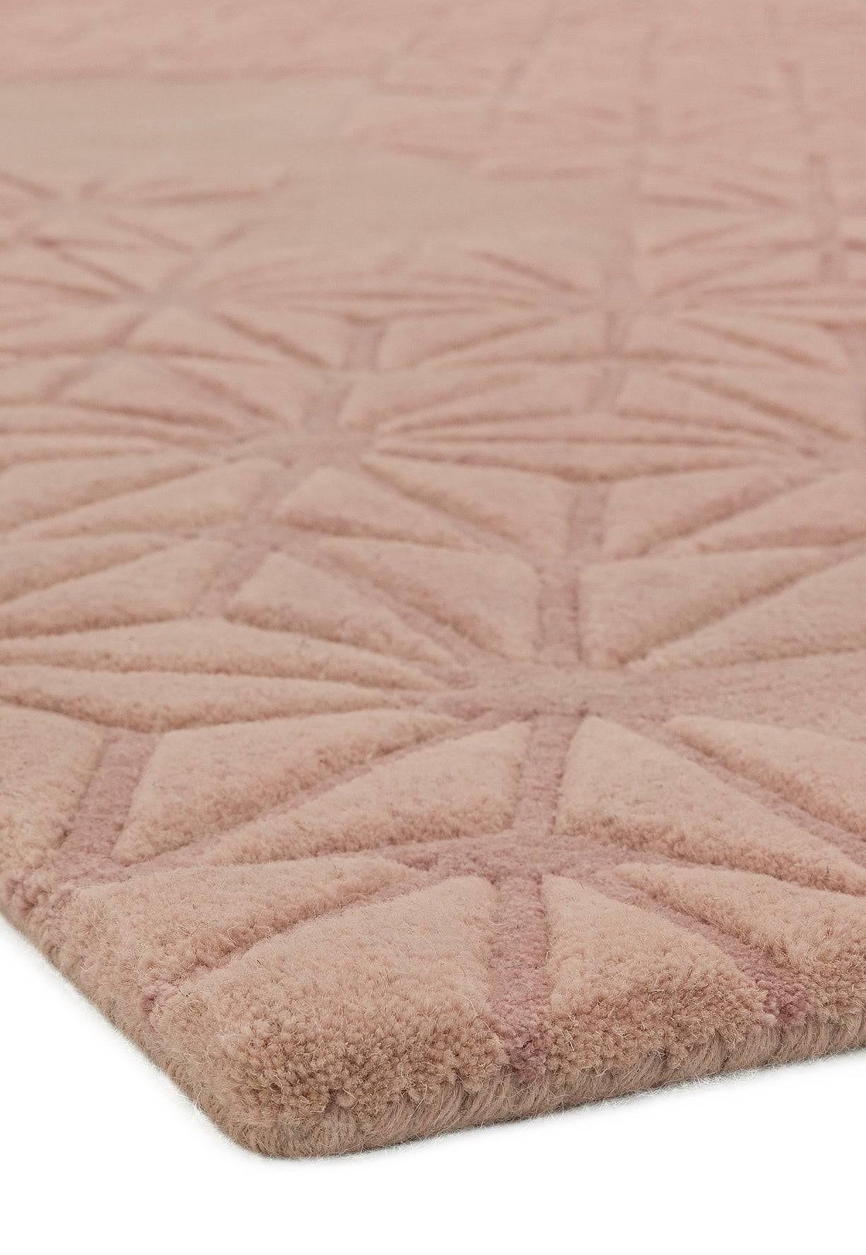 Starburst Tappeto Lana Rosa 160x230cm 4