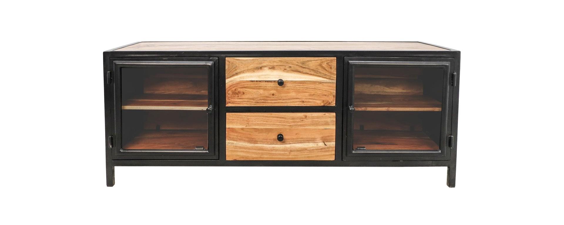 Kingston Sideboard Akazienholz Metall 0