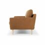 Astha Sofa 3-Sitzer Leder Bronze 1