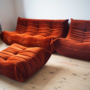 Togo Lounge Set 3-pc. Cord Orange 2