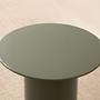 Clementin Side Table Metal Green 45x45x50 cm 1