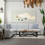 Modern corner sofa light grey 2