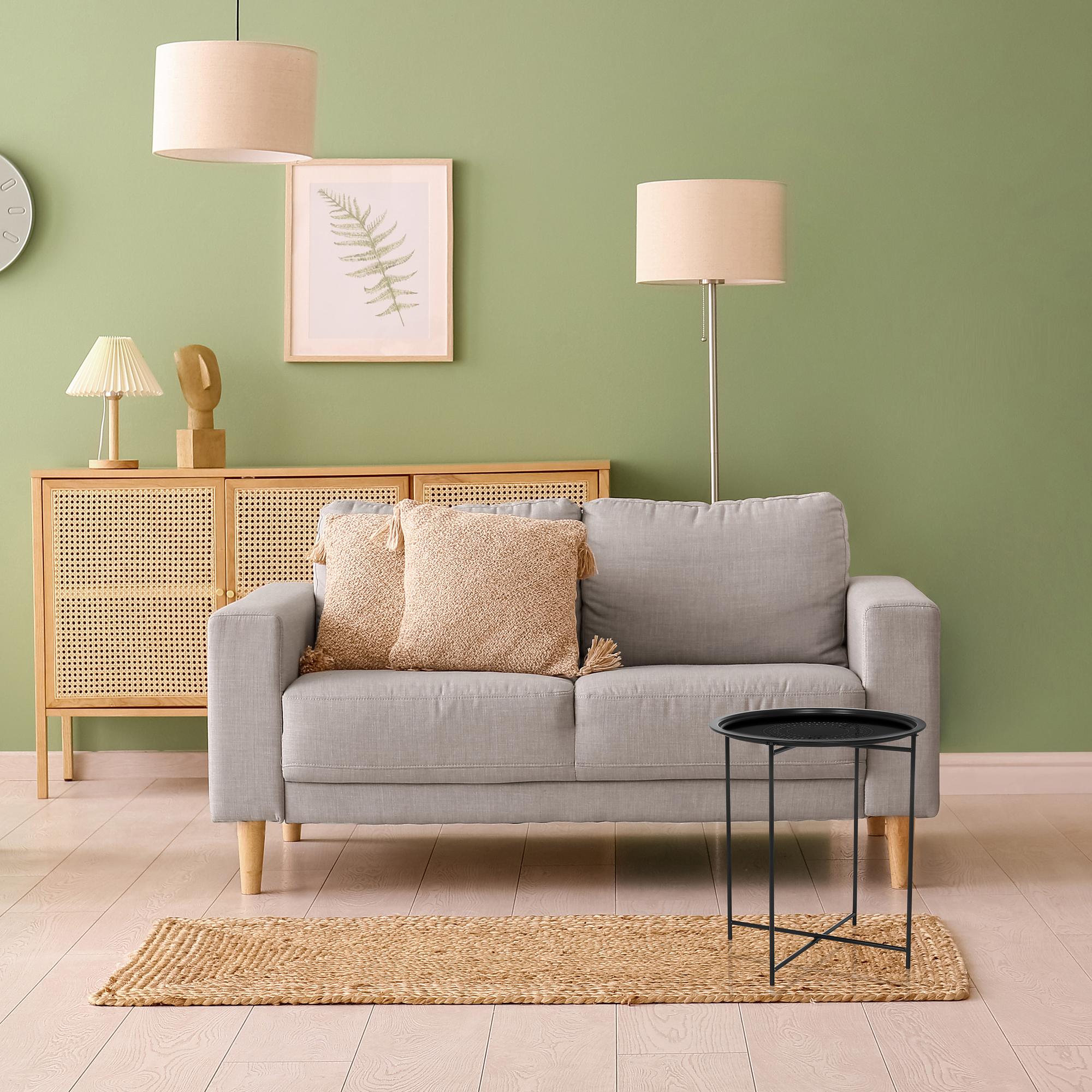 ALLRUND tavolino metallo nero 2