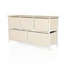 FOLDAR Cassettiera con 5 scomparti Beige 8