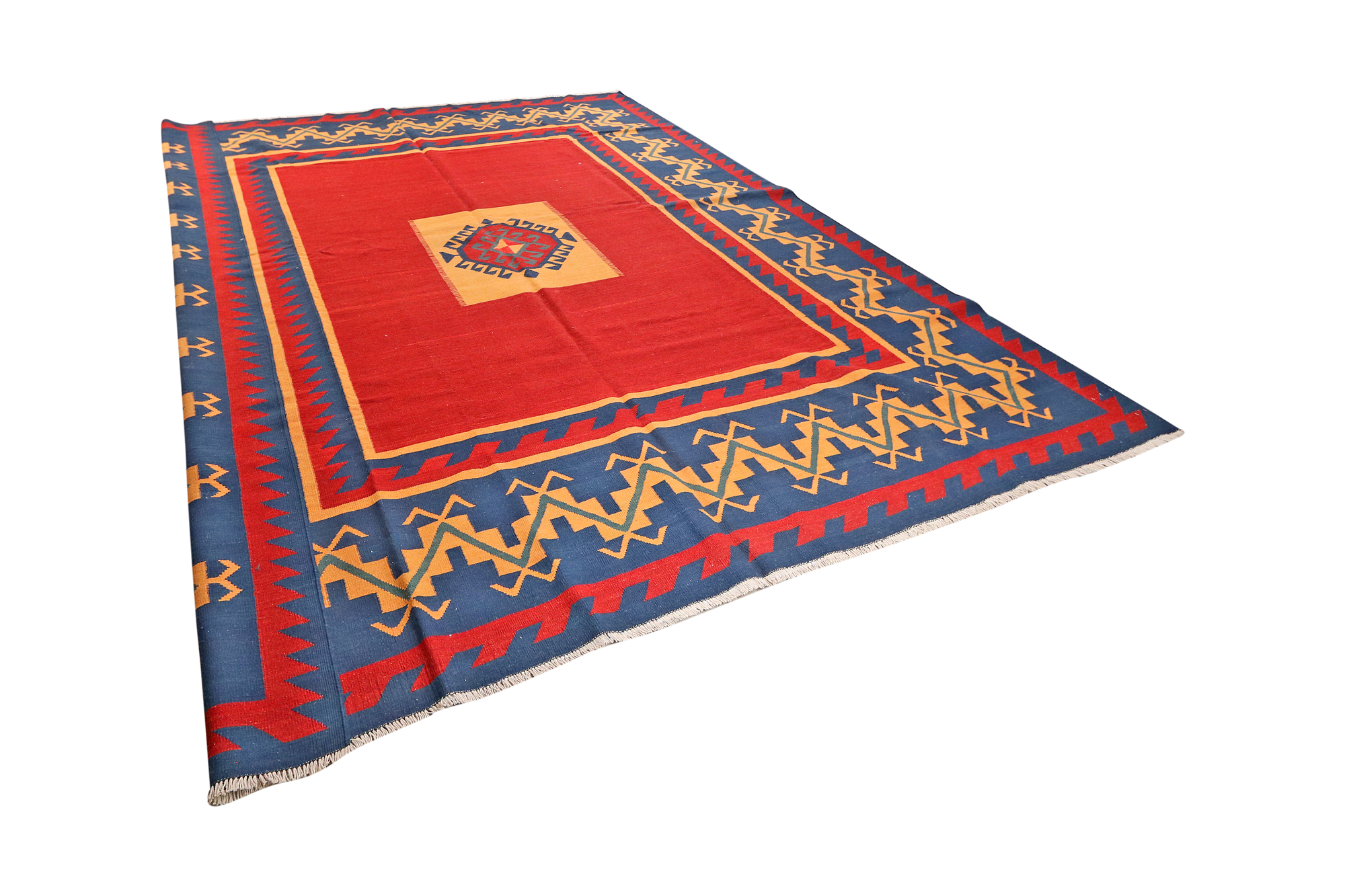 Kilim Gashgai Teppich Rot 3
