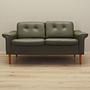 Sofa Leder Grün 1970er Jahre 2