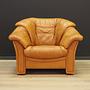 Vintage Sofa 3-Sitzer und Sessel Leder Cognac 1970er Jahre 13