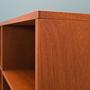 Vintage Bücherregal Teakholz Braun 1970er Jahre 13