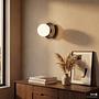 Wall lamp Valto 1-Light Iron Opal glass 2