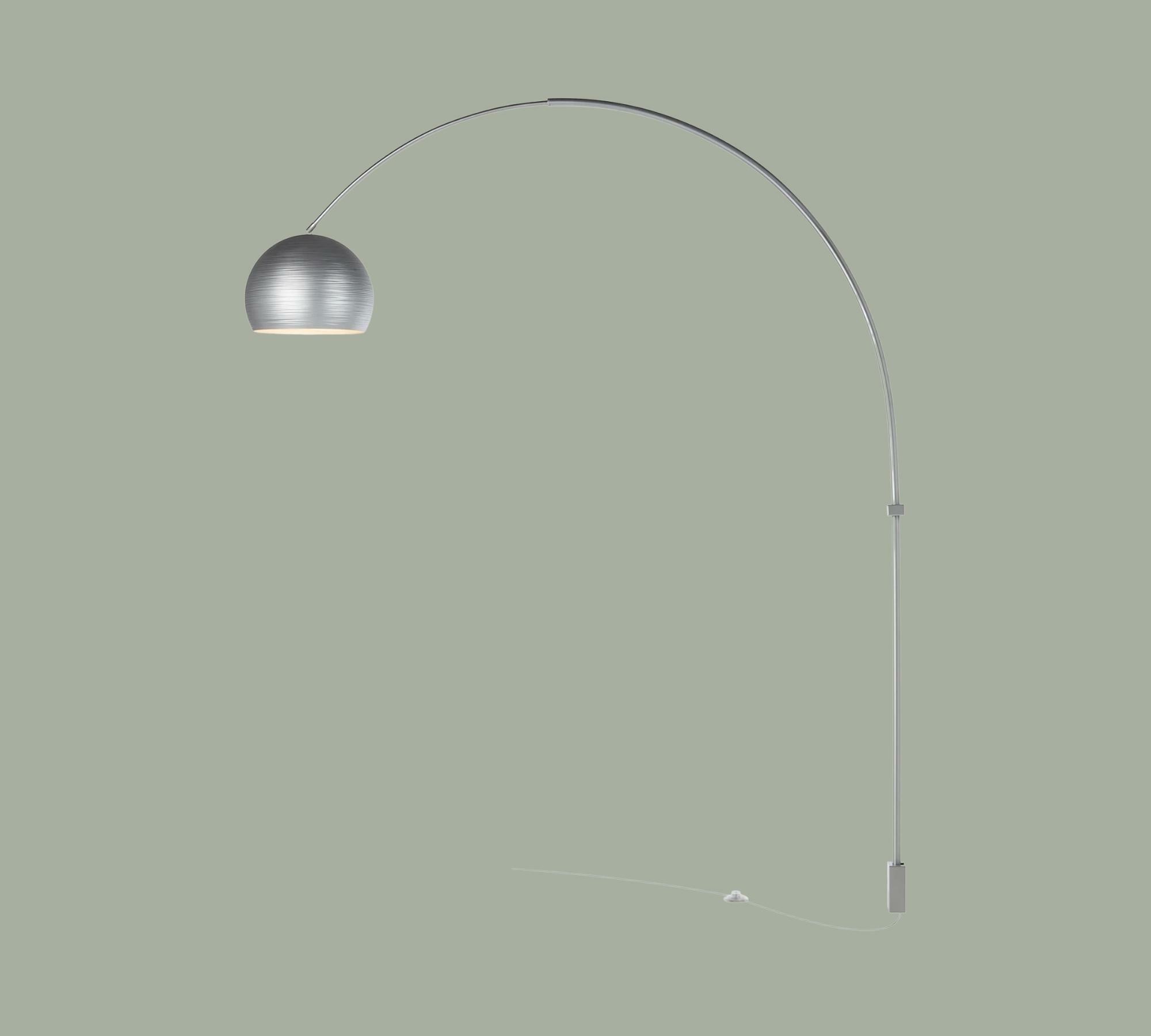 Wandleuchte Bogen Aluminium 2