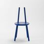 Naïve Stuhl Holz Blau 7
