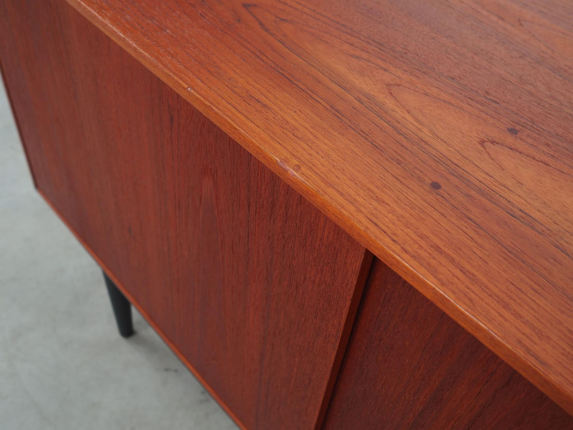Vintage Schrank Teakholz Braun 1960er Jahre 11