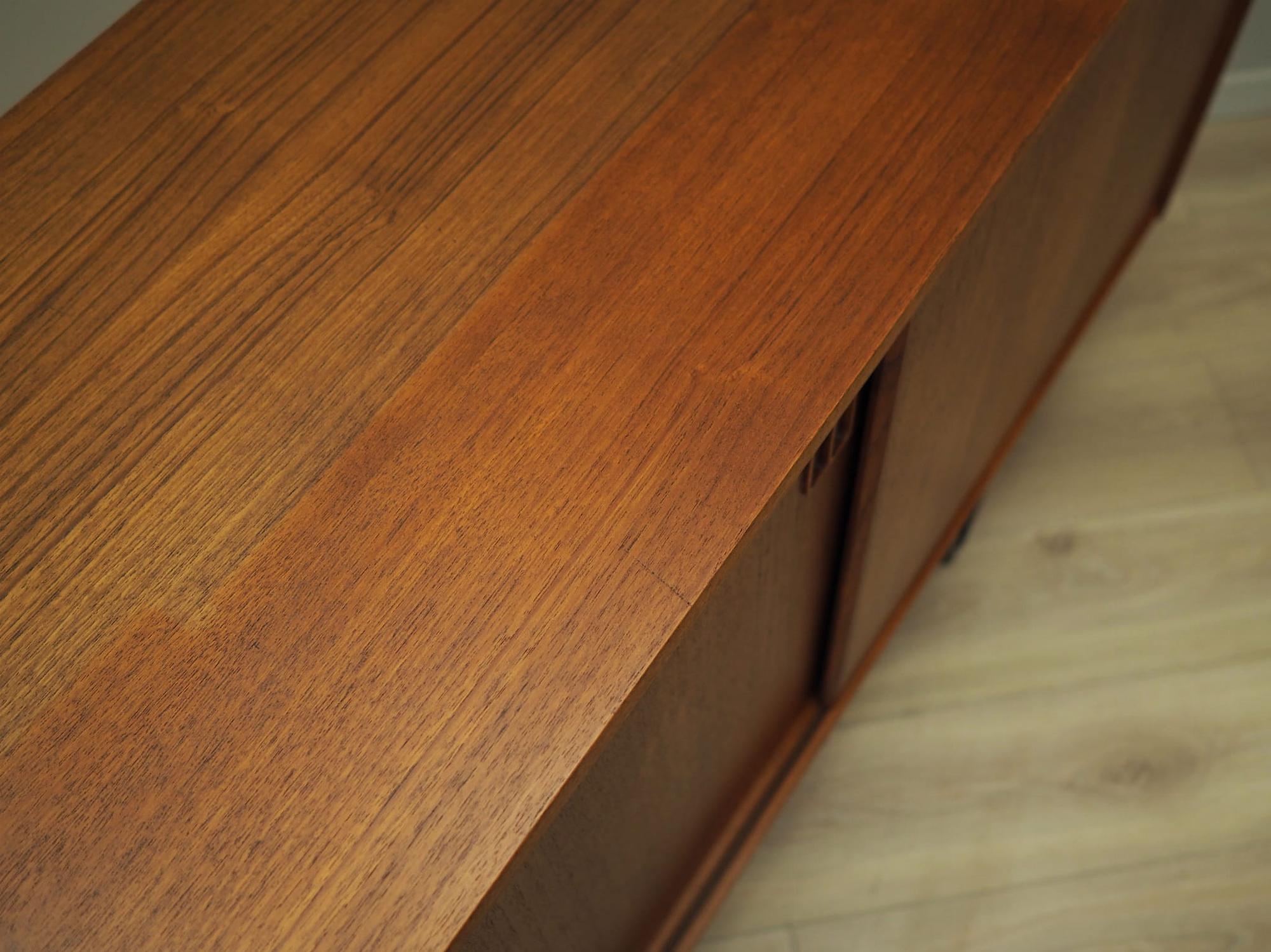 Vintage Sideboard Teak Brown 1970s 14