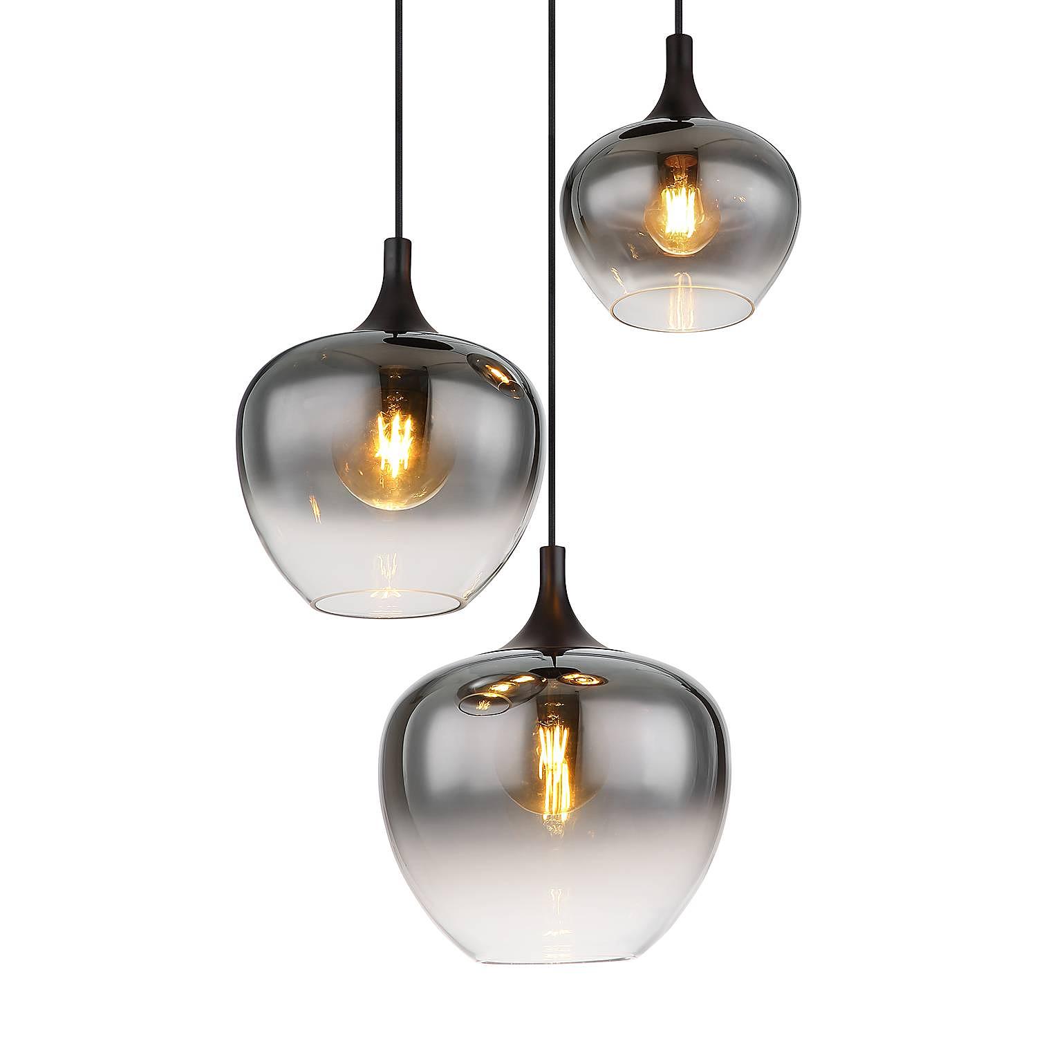 Maxy Typ A Pendelleuchte Farbglas Eisen 0