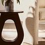 Walsa Black Finish Mango Holz Beistelltisch
 2