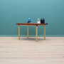 Vintage Coffee Table Wood Metal Brown 1970s 2