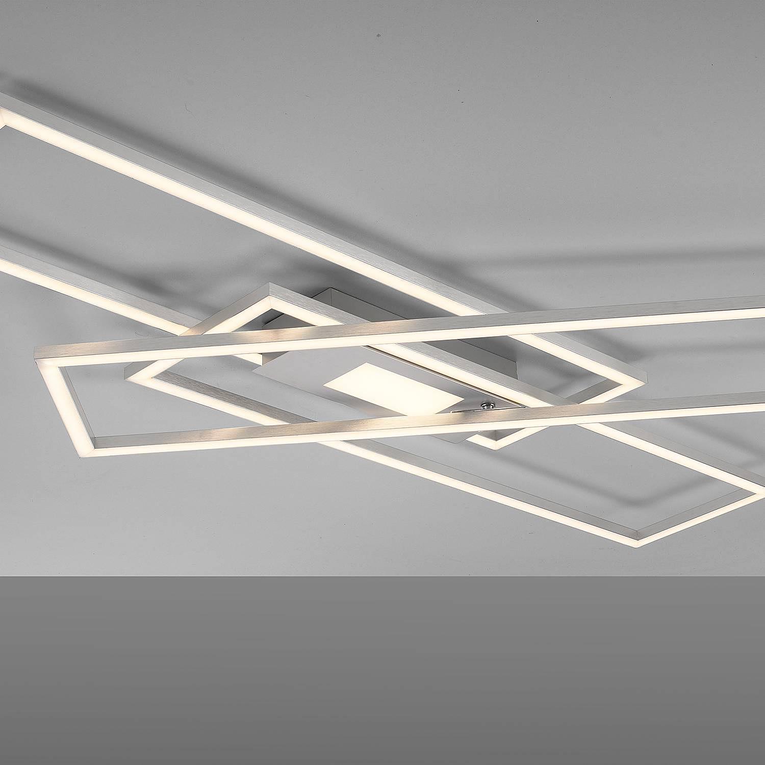 LED-Deckenleuchte Asmin Typ A Polycarbonat Aluminium 4