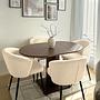 2x Polsterstuhl MARETH Creme 3