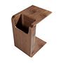 Rectangular corner table walnut 2110 7
