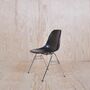 Eames Fiberglass Side Chair by Herman Miller Schwarz 0