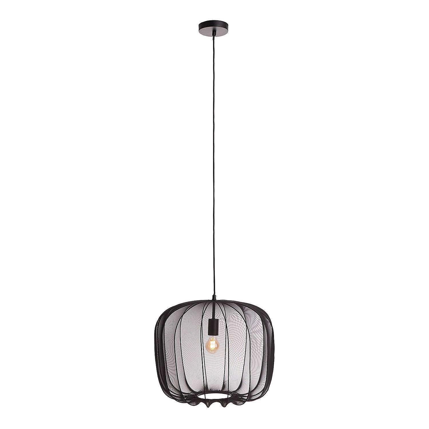 AMAL Hängeleuchte 1-Flammig Eisen Schwarz 50 cm 2