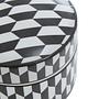 Marlo Großer Geometrisch Bedruckte Keramik Schmuckdose 8