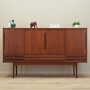 Highboard Holz Braun 1960er Jahre 1