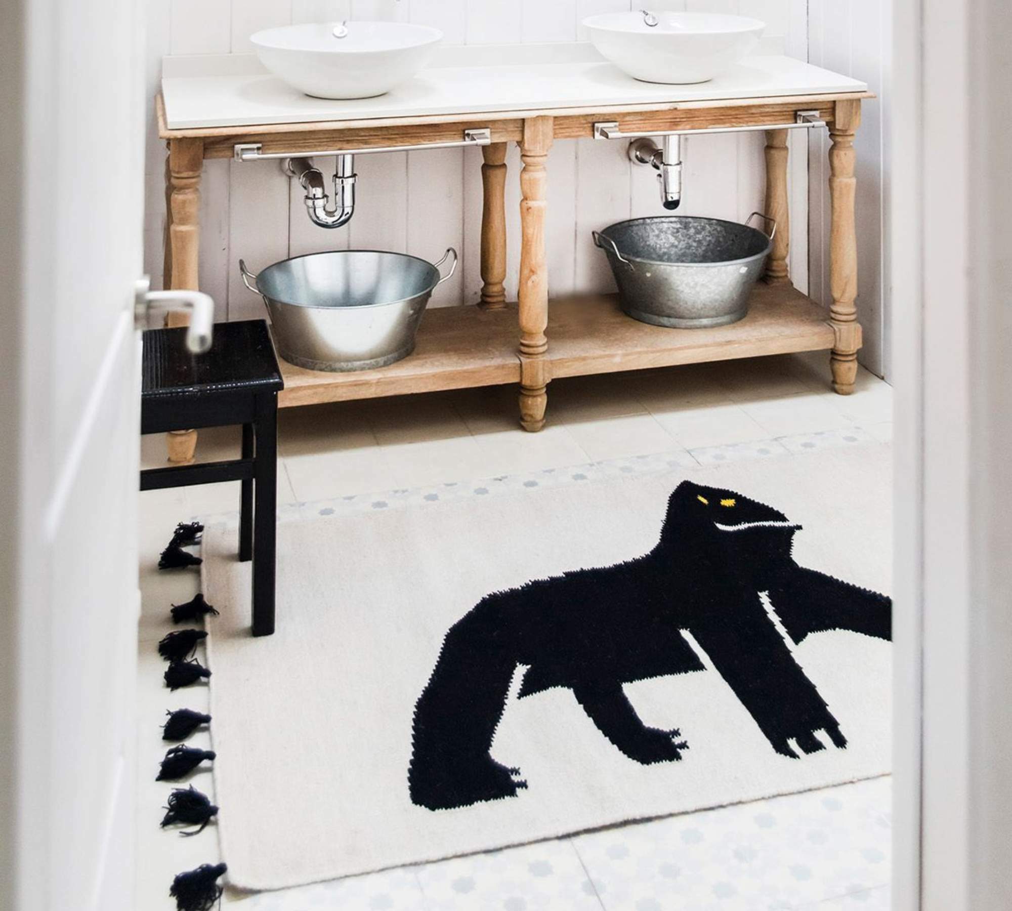 Kinder-Teppich Gorilla 90 x 150 cm 2