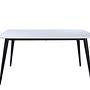 Jimmy Esstisch Schwarz Weiß HPL 150x76cm 0