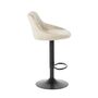2x Bar stool Velvet Beige 3