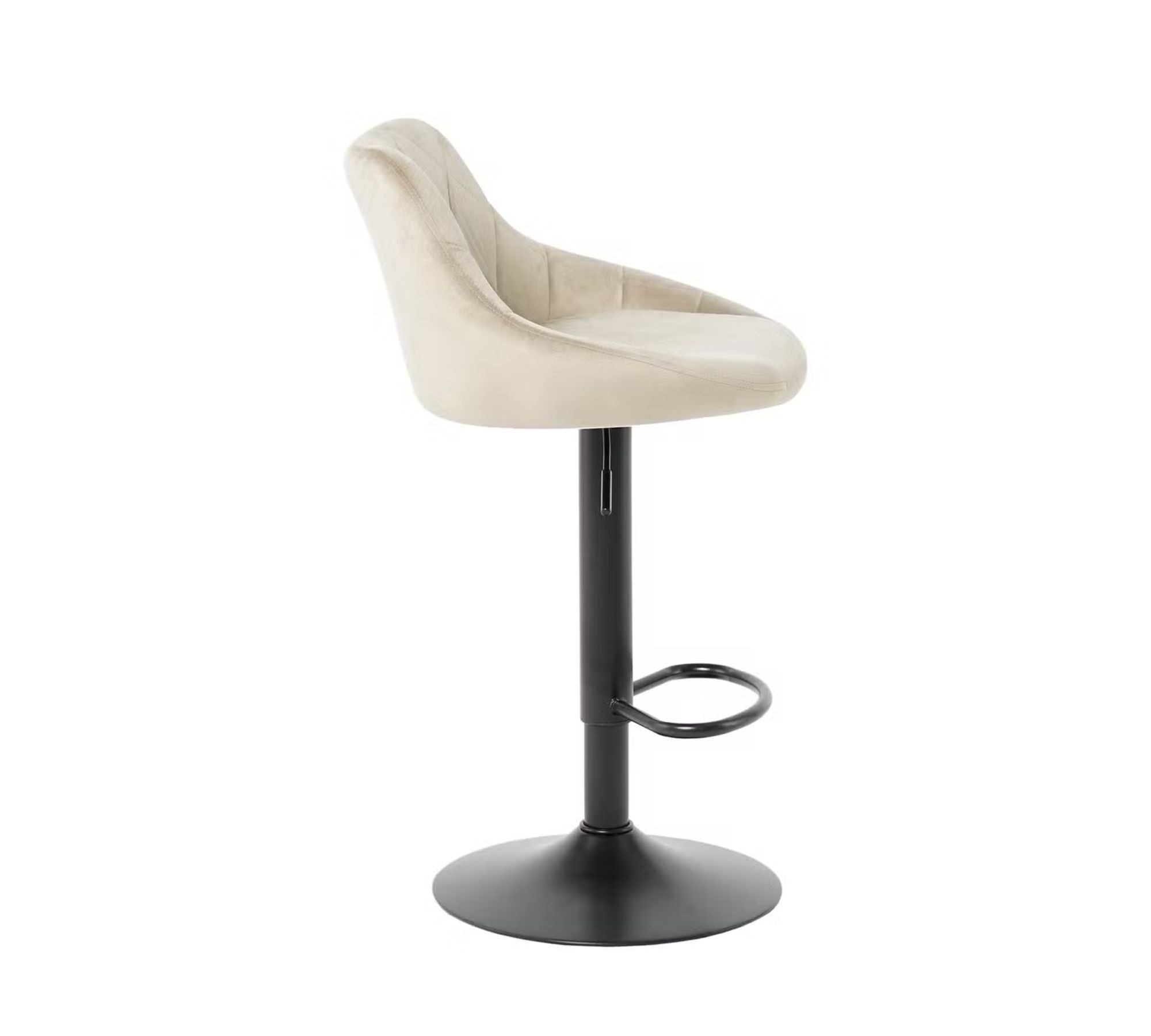 2x Bar stool Velvet Beige 3