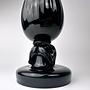 Jugendstil Blumenvase Schwarz 1900er Jahre 3