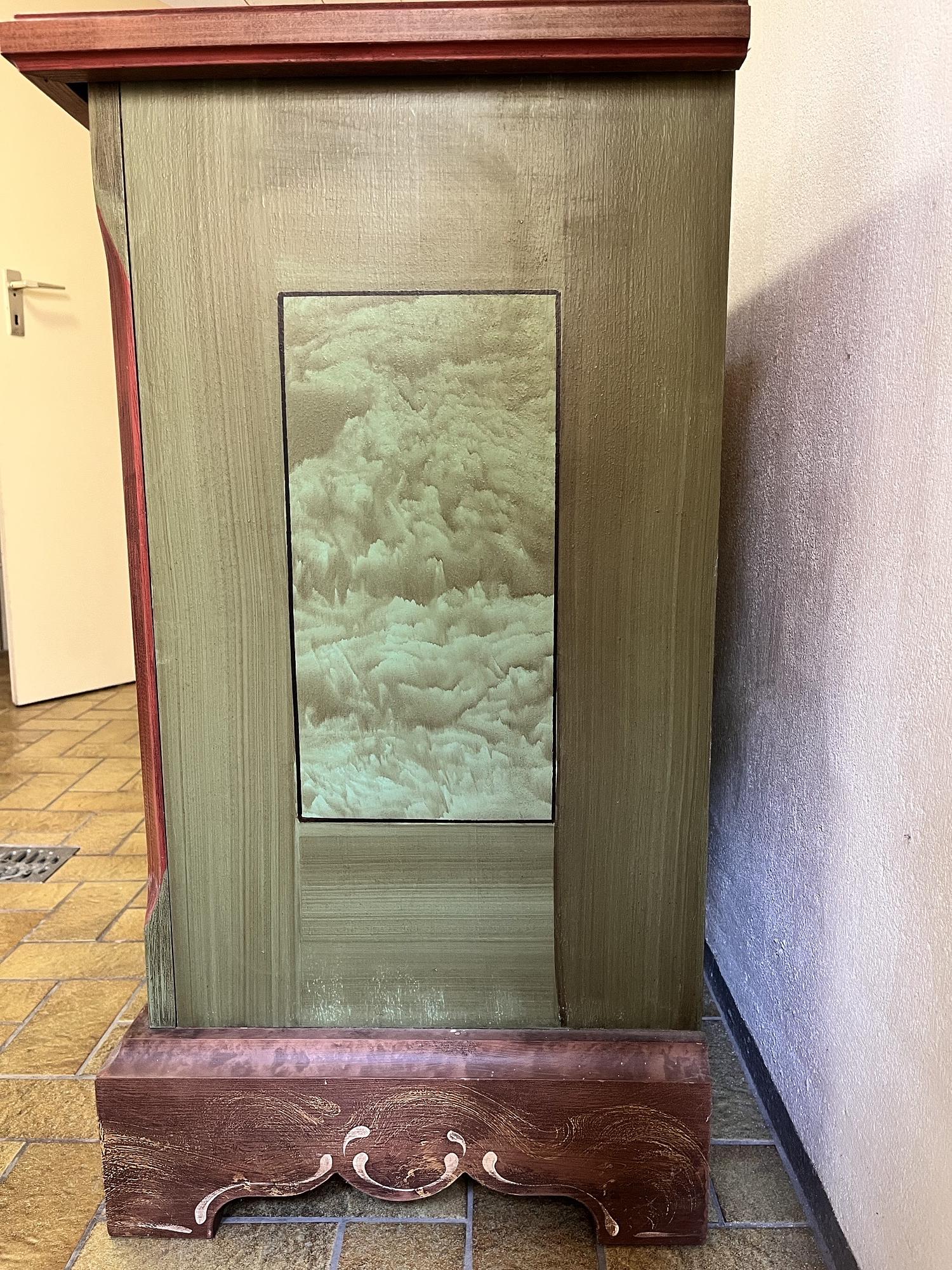 Voglauer Landhaus-Kommode Altgrün 3