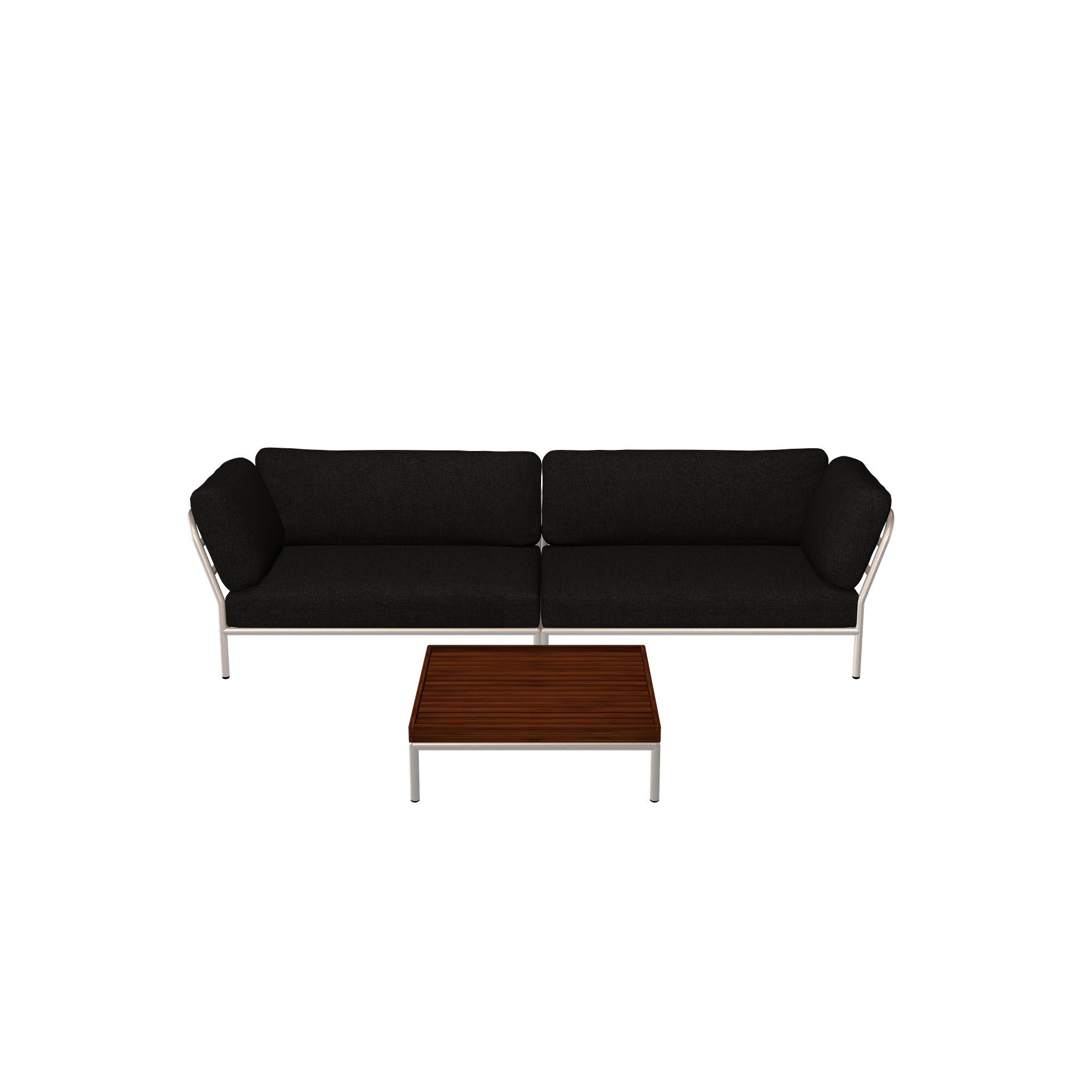 LEVEL Sofa Links, Sofa Rechts & Couchtisch Sooty Grau 0