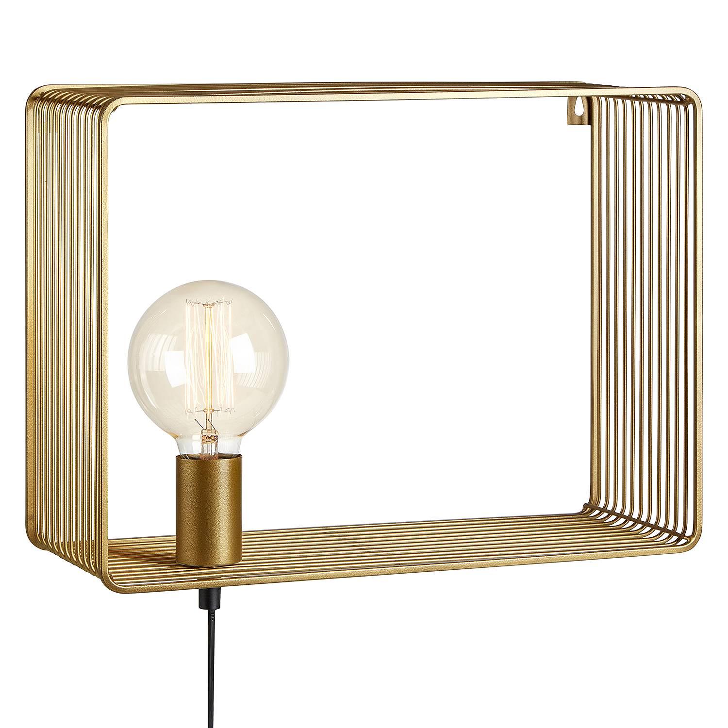 Wandleuchte Shelf 1-Flammig Gold 0