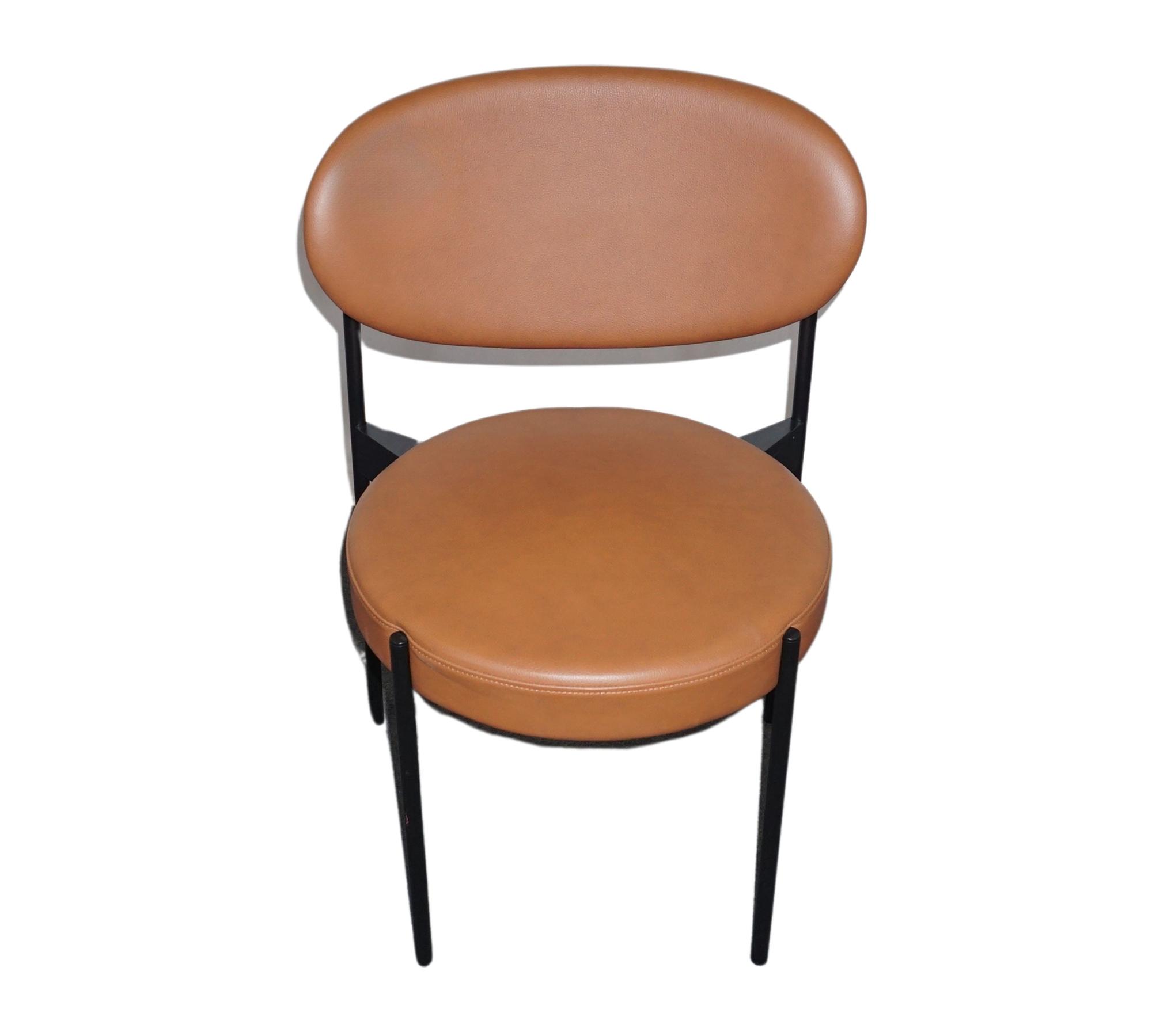 Series 430 Stuhl Leder Braun 0