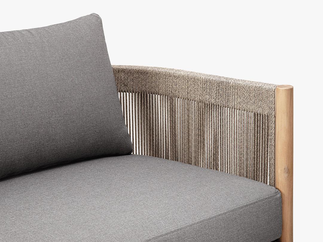 Majorelle Outdoor Sofa 3-Sitzer Polyester Sand 4