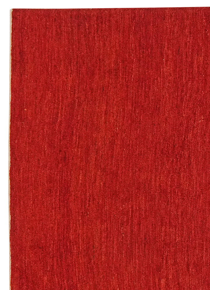 Rizbaf Gabbeh Teppich Wolle Rot 1