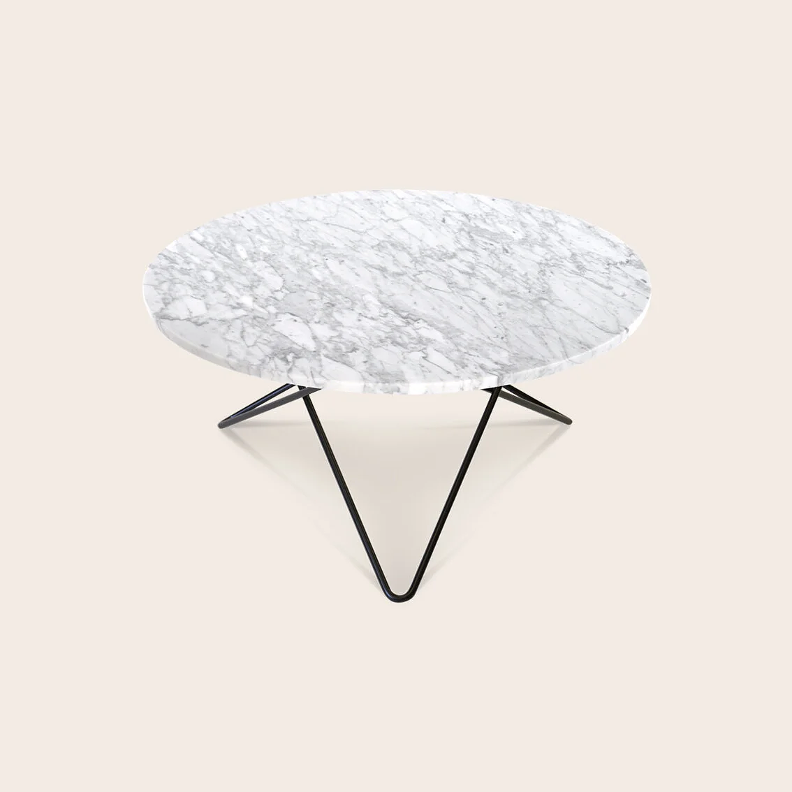 O Tavolino Marmo Bianco Ø 80cm 0