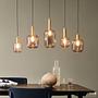 MOME Pendant Light 5-light Smoked Glass Grey 0